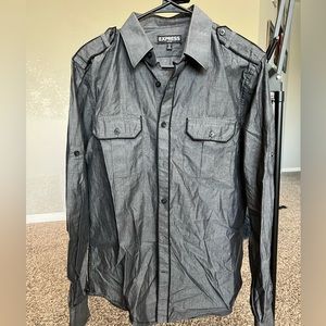 Men’s medium long sleeve dress shirt.
